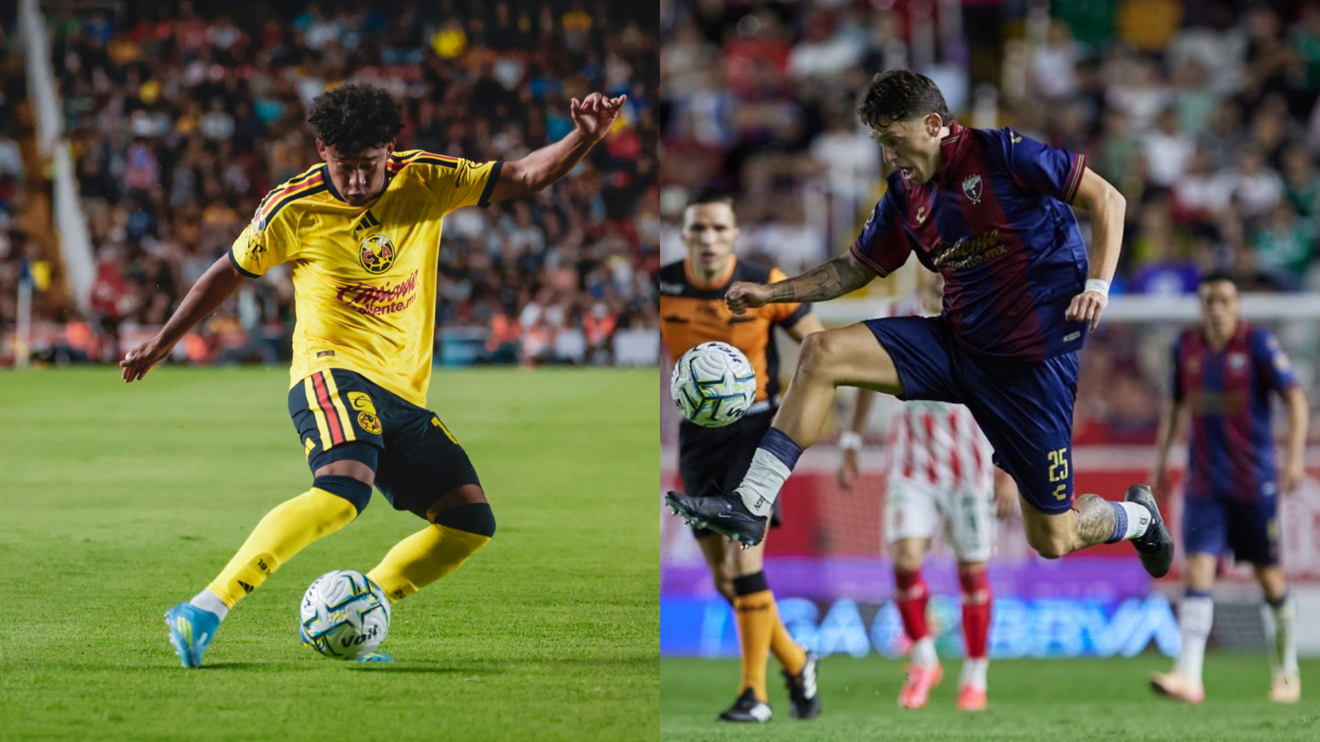 Jugadores de América y Atlante.